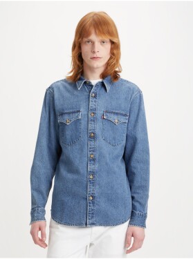 Levi&#39;s Modrá pánská džínová košile Levi's® Western Pánské