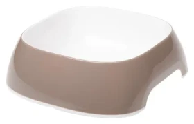 Ferplast GLAM střední světle šedá / Miska pro psy / 0,75 l / 17 x 17 x 6 cm (333260)