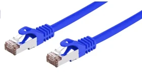 C-TECH patchcord Cat6 FTP 0.25 m modrá (8954125014911)