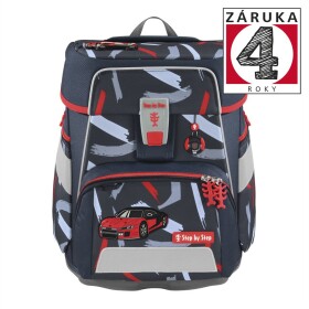 Školní aktovka Step by Step SPACE, Sports Car Mick - 5 dílný set, AGR certifikát
