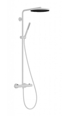 HANSGROHE - Pulsify S Puro Sprchový set s termostatem, průměr 26 cm, 1 proud, matná bílá 24222700