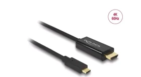 Delock Kabel USB Type-C (M) - HDMI (M) 3m černá / DP Alt Mód / 4K / 60Hz (85292)