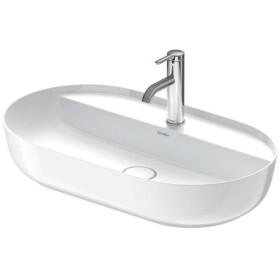 DURAVIT - Luv Umyvadlo na desku, 70x40 cm, bez přepadu, s otvorem pro baterii, WonderGliss, bílá 03807000001