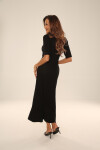 Šaty/Blouse De Lafense 054 Sienna kr/r S-2XL ČOKOLÁDA XXL