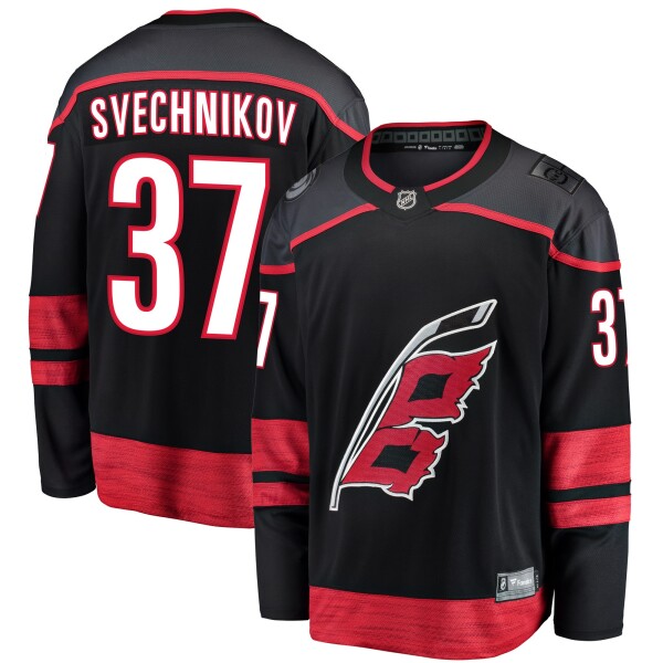 Fanatics Pánský Dres Carolina Hurricanes #37 Andrei Svechnikov Breakaway Alternate Jersey Distribuce: USA