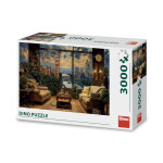 Puzzle Malovaný Londýn 3000 dílků