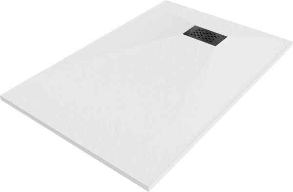 MEXEN/S - Hugo sprchová vanička SMC 100x90, bílá, krytka černá 42109010-B