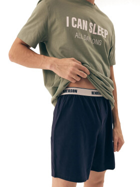 Pánské pyžamo Sleeper 42614 green - HENDERSON zelená XL
