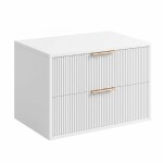 REA - Koupelnová skříňka pod umyvadlo Mono 60cm White REA-M0402