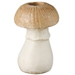 Ib Laursen Keramický svícen Mushroom 10,7 cm, béžová barva, keramika