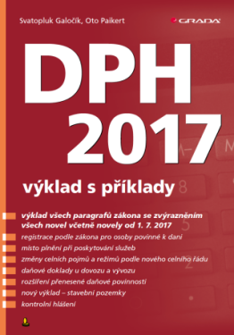 DPH 2017 - Svatopluk Galočík, Oto Paikert - e-kniha
