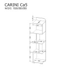 Regál Carini CA5