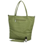 Trendy dámská koženková kabelka Lisabeth, zelená