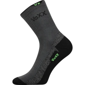VOXX Ponožky sportovní slabé MASCOTT se stříbrem BÍLÉ TMAVĚ ŠEDÉ 35-38 101518