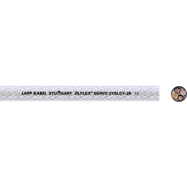 LAPP ÖLFLEX® SERVO 2YSLCY-JB 36427/500 servo kabel 4 G 4 mm², 500 m, transparentní
