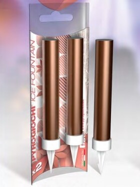 Dortová fontána růžovo-zlatá 2 ks Dortová fontána růžovo-zlatá 2 ks