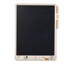 LIEWOOD Magnetický LCD kreslící tablet Zora Around the World, krémová barva