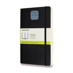 Zápisník Moleskine Expanded - měkké desky, L, čistý - černý