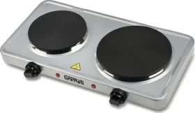 G3Ferrari G10122 stříbrná / Elektrický vařič / 2 plotýnky - 18.5 15.5 cm / 2500W (8056095874165)