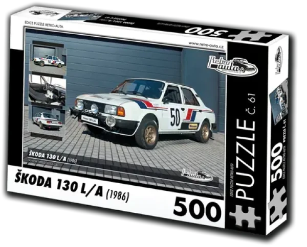 RETRO-AUTA Puzzle Škoda 130 L,A (1986), č. 61