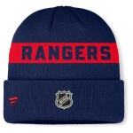 Fanatics Pánská zimní čepice New York Rangers NHL Authentic Pro A/Cap Cuffed Beanie