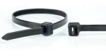 WKK 100x2,5 mm černá / Stahovací pásky / plast / UV stabilní / rozebíratelné / 100 ks (11032071)