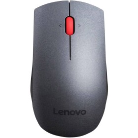Lenovo Professional drátová myš bezdrátový laserová šedá, červená 5 tlačítko 1600 dpi