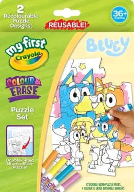 CRAYOLA Vybarvovací puzzle Bluey