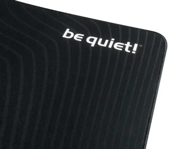Be quiet! Mousepad XL černá / Podložka pod myš / textilní / protiskluzová guma / 900x500 mm / 3 mm (BZ010)