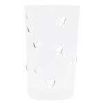 Bastion Collections Vysoká sklenice Hearts 450 ml, čirá barva, sklo