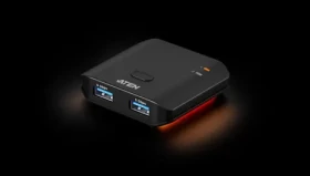 Aten 2 x 2-Port USB 3.2 Gen 1 / USB přepínač periferií / 4× USB-A / 2 PC / černá (US4322-AT)