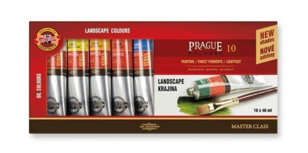 Koh-i-noor barvy olejové PRAHA/krajina souprava 10 x 40 ml