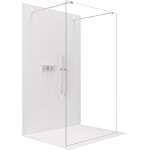 CERANO Sprchová zástěna Walk-in Onyx Duo L/P - 8 mm - hranatá vzpěra - chrom, transparentní sklo - 70x200 cm