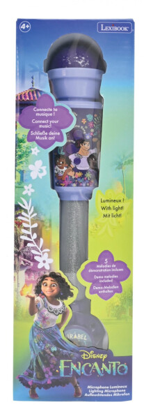 Lexibook svítící trendy mikrofon Encanto s melodiemi - Alltoys Lexibook
