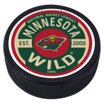 Mustang Puk Minnesota Wild NHL Gear Textured Puck