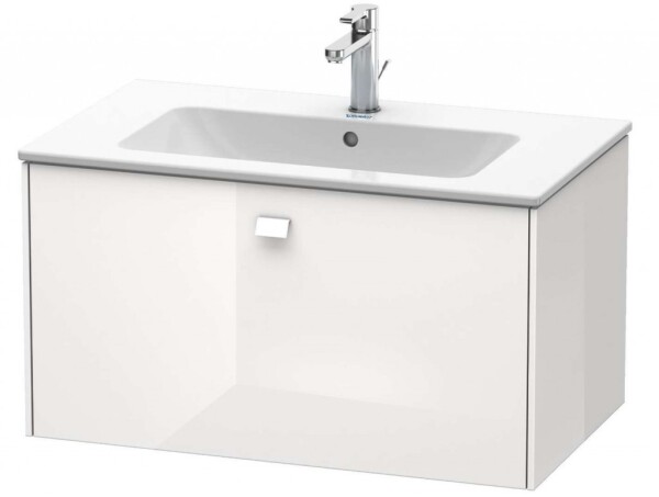 DURAVIT - Brioso Umyvadlová skříňka 44x82x48 cm, 1 zásuvka, lesklá bílá BR400202222