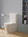 Kielle - Arkas I WC kombi set s nádržkou a sedátkem softclose, Vortex, bílá 30211000