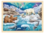 GOKI Dřevěné puzzle Polární noc