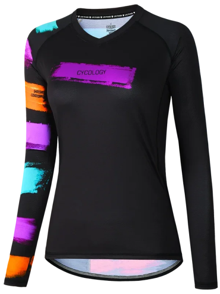 MTB dres CYCOLOGY Wild Horizon, dámský, dlouhý rukáv (Motiv Wild Horizon, velikost XL)