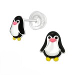 LUNICA Stříbrné náušnice TUČŇÁCI 0343