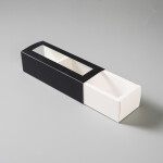 Cake star Krabička na makronky černá 20,8x7,4x5,6 cm (na 6 kusů)