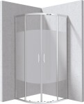 DEANTE - Sprchový kout Funkia Evo čtvrtkruh, 90x90 cm KYP_0E99P