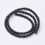 Přírodní onyx - ∅ 4 mm - třída A - 1 ks