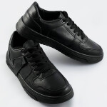Černé dámské šněrovací tenisky sneakers (21-Q22) černá XL (42)