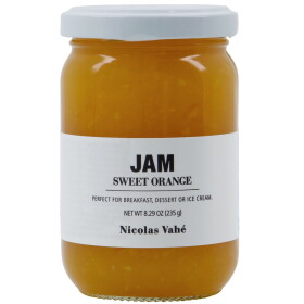 Nicolas Vahé Džem ze sladkého pomeranče 235 g, žlutá barva, sklo, kov