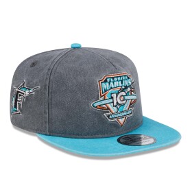 New Era Pánská kšiltovka Miami Marlins MLB 10th Anniversary Pigment Dyed Golfer Snapback