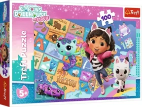 TREFL Puzzle Gábinin kouzelný domek: Přátelství v kočičím domku