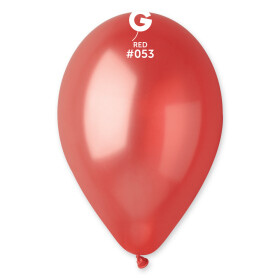 Smart Balónky metalické červené průměr 26 cm