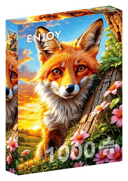 Puzzle Zvědavá liška 1000 dílků