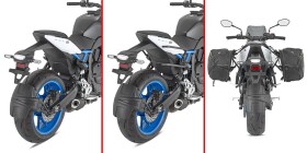 Tr3126 trubkový rychlosundávací držák brašen pro Suzuki Gsx-8S/8R (23-24), systém Remove-X